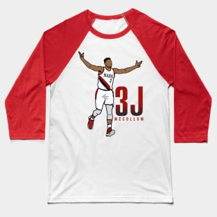 CJ McCollum '3J' - NBA Portland Trailblazers Baseball T-Shirt